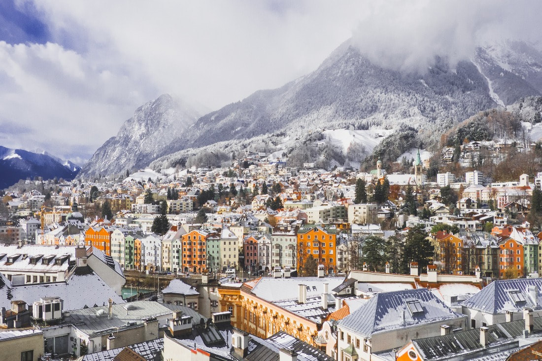 winter Innsbruck city