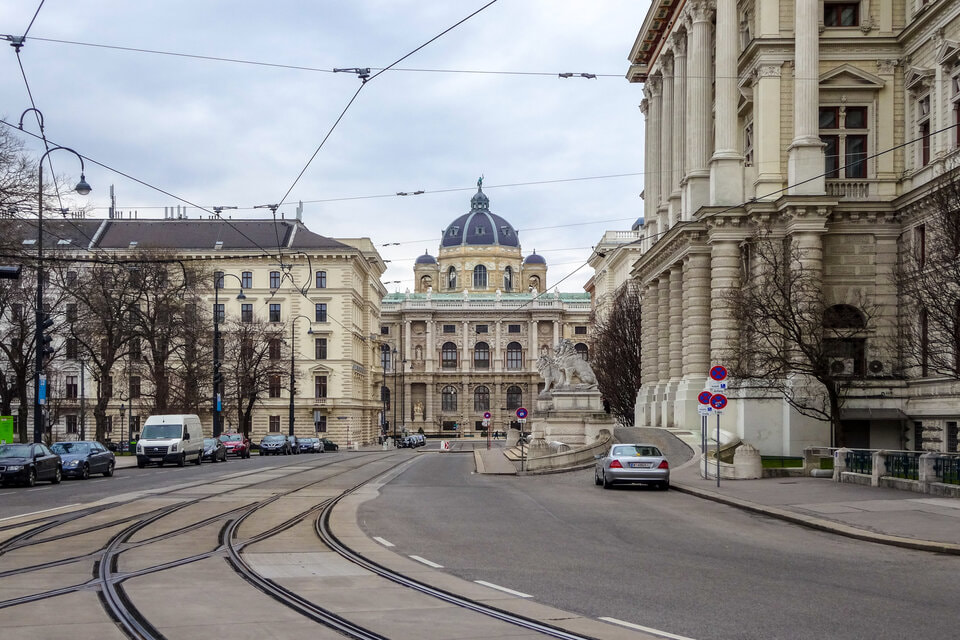 Sights of Vienna after Vienna to Budapest rail journey
